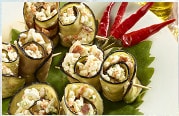 Aubergine rolls with FITAKI